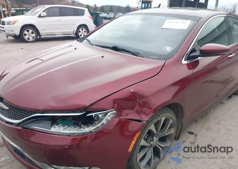 2015 Chrysler 200 C из США, поврежденный, VIN 1C3CCCEG9FN589559